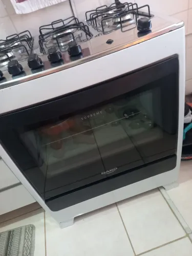 Fogão 5 Bocas Branco Elétrico
