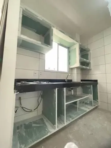 cozinha planejada sob medida de drywall por metro