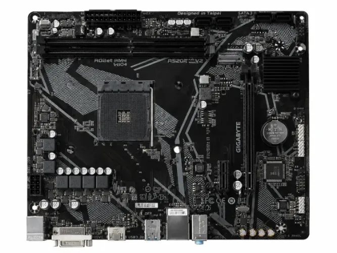 Placa-mãe Gigabyte A520M AM4 DDR4 Ryzen 3000/5000