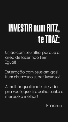 Ritz Spa e Resort, lote com o menor preço 250 m ²