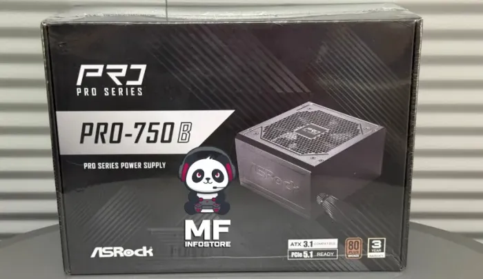 Fonte 750W ASRock PRO 80 Plus Bronze