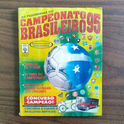 Álbum Brasileirão 1995 Quase Completo Faltam 8 Figurinhas Excelente Estado