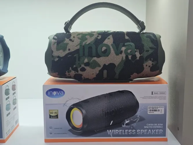 Caixa de Som Bluetooth Inova.