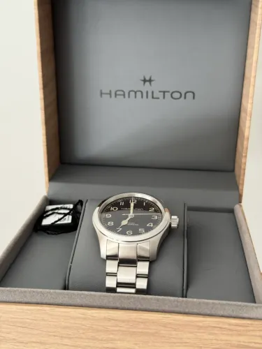 Relógio Hamilton Murph 38mm, bracelete, novo 2026