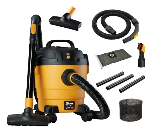 Aspirador De Pó e Água Wap Gtw 10 Compacto 1400w 10 Litros Amarelo/Preto