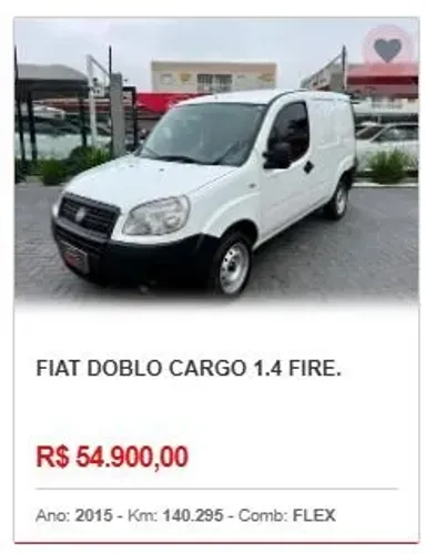Fiat Doblo Cargo 1.4 MPI Fire Flex 8V 3P 2015
