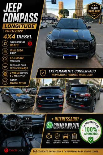 Jeep Compass Long. TD 350 2.0 4X4 Diesel AUT 2022