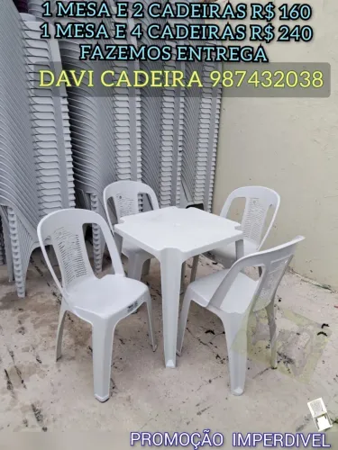 MESA COM CADEIRA SJSMD PA PARA SU SUA CASA NOVA