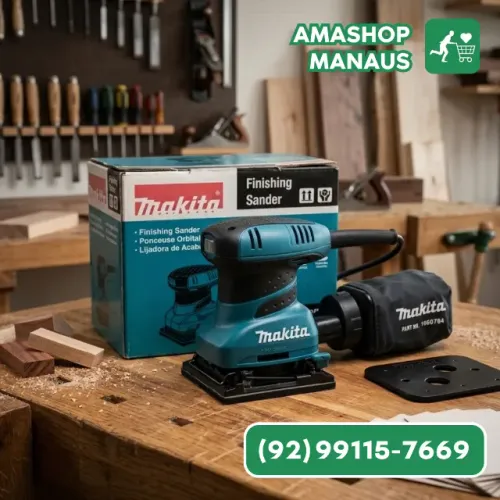 Lixadeira Orbital Makita BO4556 200W para Acabamento Fino