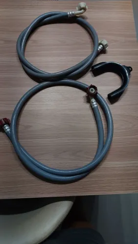 Kit mangueira para entrada de água quente e fria lava e seca samsumg