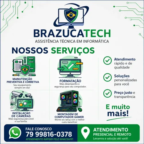 Serviço de suporte informática e CFTV