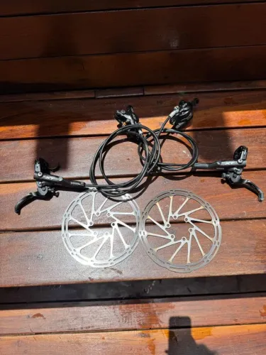 Freio xt 8000 deore shimano com discos