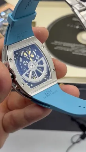 Relógio Richard Mille Clone Azul