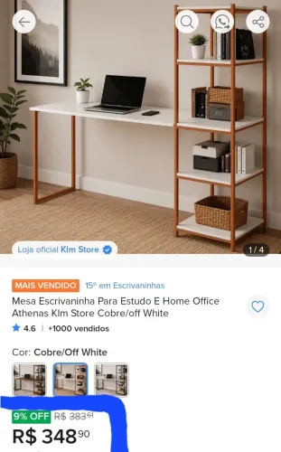 Mesa escrivaninha