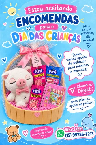 Cesta dia das crianças