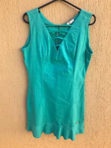Vestido Verde Água Da Marca Cousin Woman