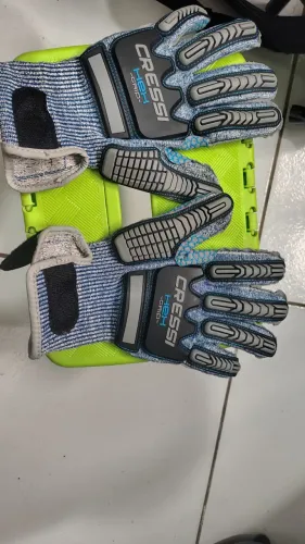Luva Dyfiber Anti-corte Mergulho Pescasub Hex Grip - Cressi