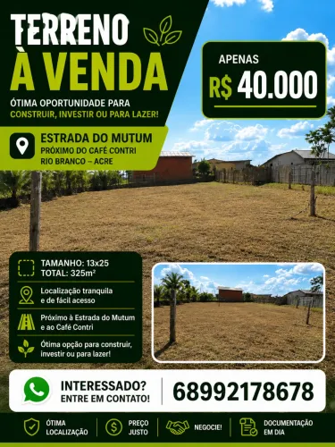 TERRENO A VENDA