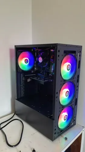 Computador PC Gamer Intel Core i7 3.6Ghz / Placa GeForce 4GB / 16GB RAM / SSD 960GB / Moni