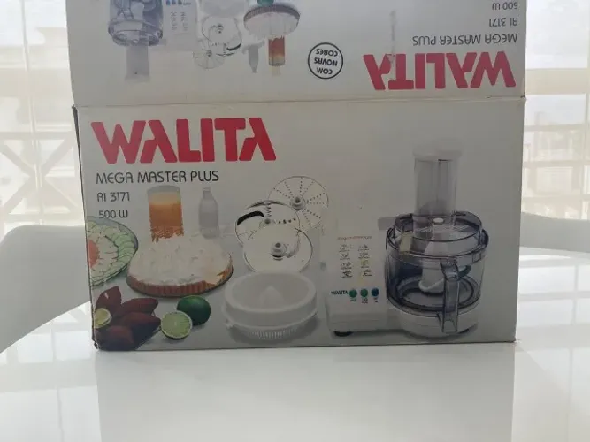 MULTIPROCESSADOR  MEGA MASTER PLUS WALITA- LACRADO-SEM USO!!!