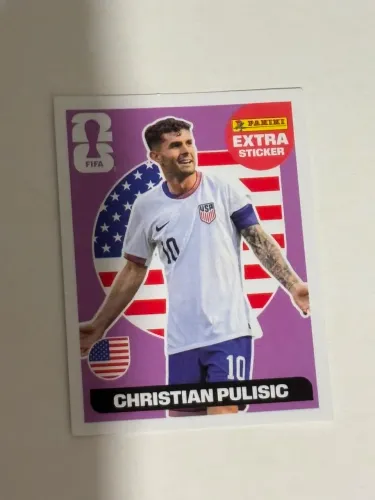 figurinha extra álbum da copa do mundo 2026 Christian Pulisic