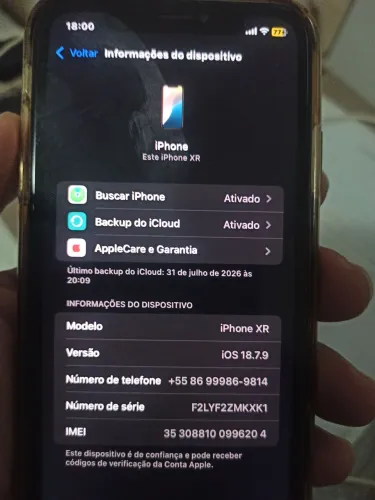 Ihpone XR semi novo
