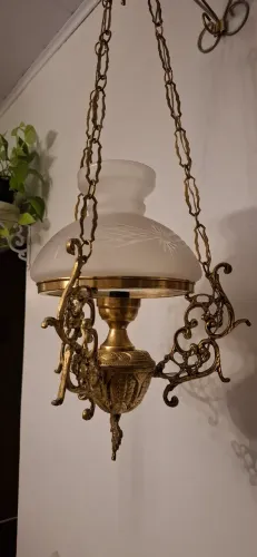 Lustre antigo bronze