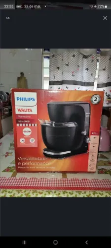 BATEDEIRA PHILIPS WALITA SÉRIE 7000 PRETA NOVA LACRADA SÉRIE LIMITADA ( SÓ RETIRADA )