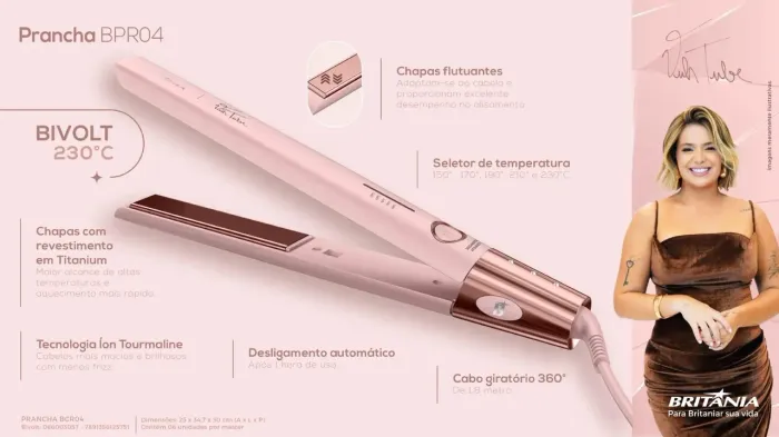 Prancha/Chapinha - Vih Tube
