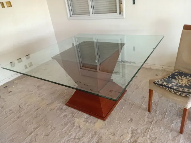 Mesa de vidro chique