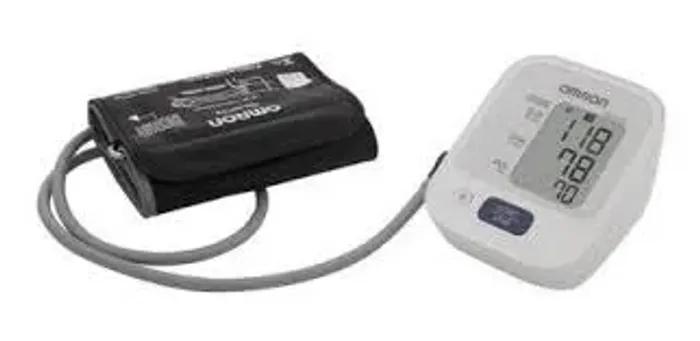 Omron HEM-7122 Medidor de Pressão Digital Pilha 4 pilhas alcalinas AA -Garantia de 6 meses