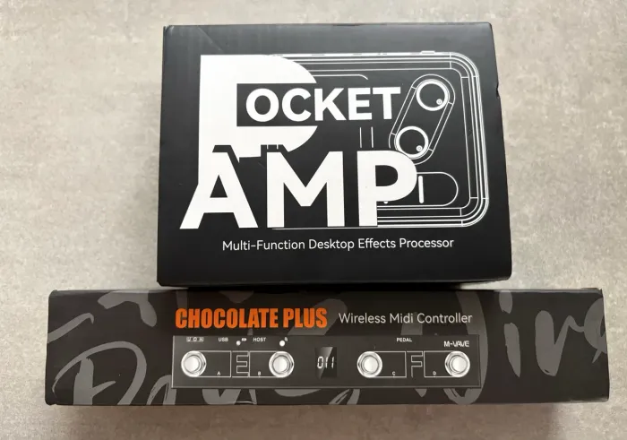 Pedal pocket amp + controlador chocolate plus