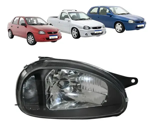 Farol Farol Direito Corsa Classic Wagon Pickup 1994 A 2010 Direito/passageiro