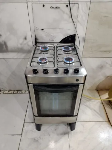 Fogão Esmaltec inox muito lindo e barato