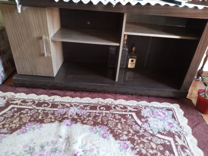 Rack para TV até 50" / 55" com Porta e Nichos Organizadores