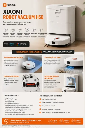 ROBO ASPIRADOR XIAOMI H50
