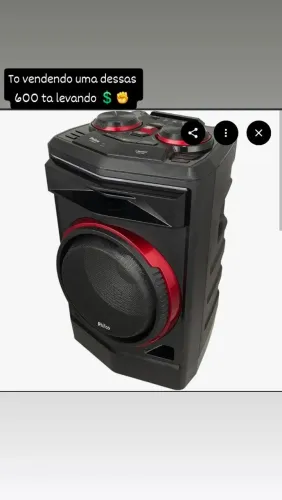 Caixa de som philco 7100