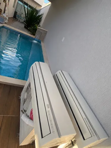 Ar condicionado em até 12 vezes no cartão.