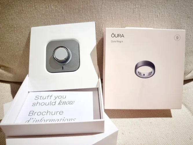 Oura Ring 4 Stealth - Tamanho 9 - Com Nota Fiscal