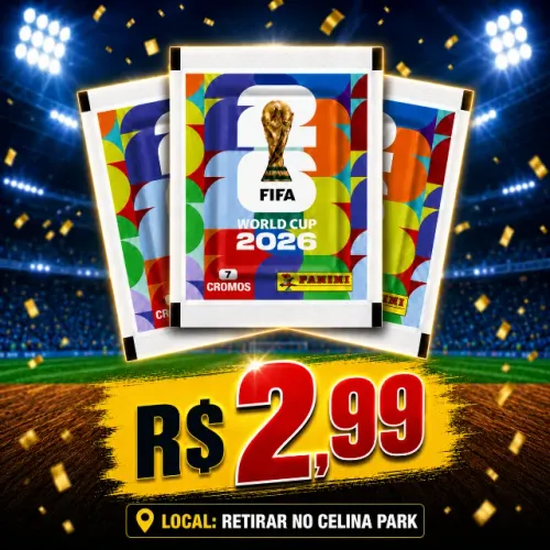 Pacotinhos de Figurinha da Copa