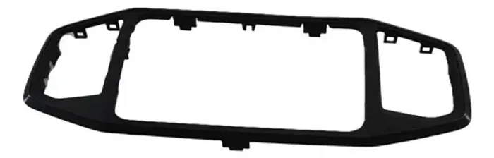 Moldura Multimidia Central Painel Vw Amarok 2021 Original Preto