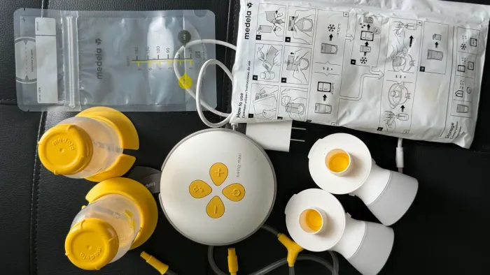 Bomba tira leite Elétrica Maxi Medela dupla