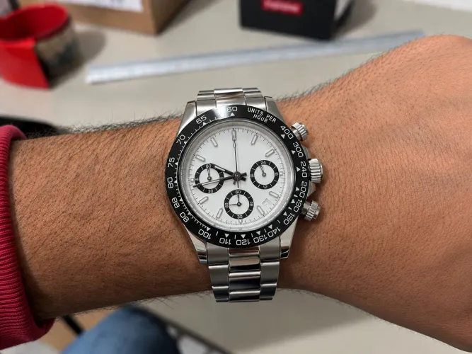 Relógio Aimimo design Chronograph Panda