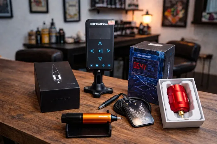 Kit máquina tatuagem bronc