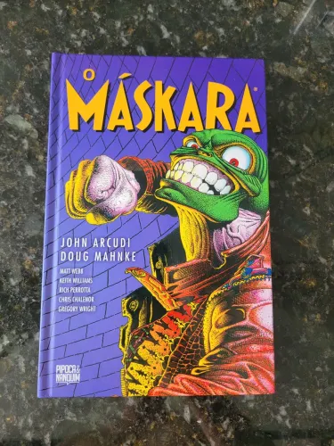 HQ Capa Dura O Máskara Volume 1 - Arcudi e Mahnke - Pipoca e Nanquim 