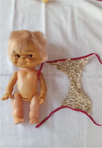 antigo boneco bam bam da troll ANOS 70