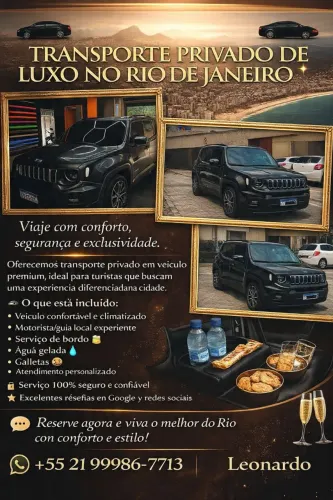 Motorista particular e viagens privativas e eventos