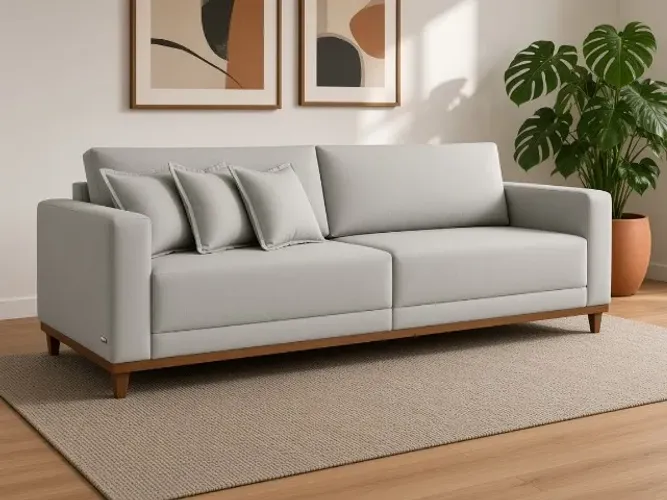 Sofá Denver 2,30m Linho (NOVO A PRONTA ENTREGA)