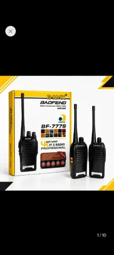 Vendo esse kit rádio 777s seminovos completo, rádios para seguranças ou trabalho na roça.