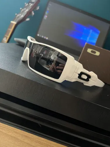 Oakley Oil Rig White com lentes Grey RARIDADE